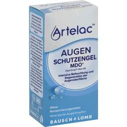 Verpackung von Artelac Augentropfen zur Befeuchtung der Augen.